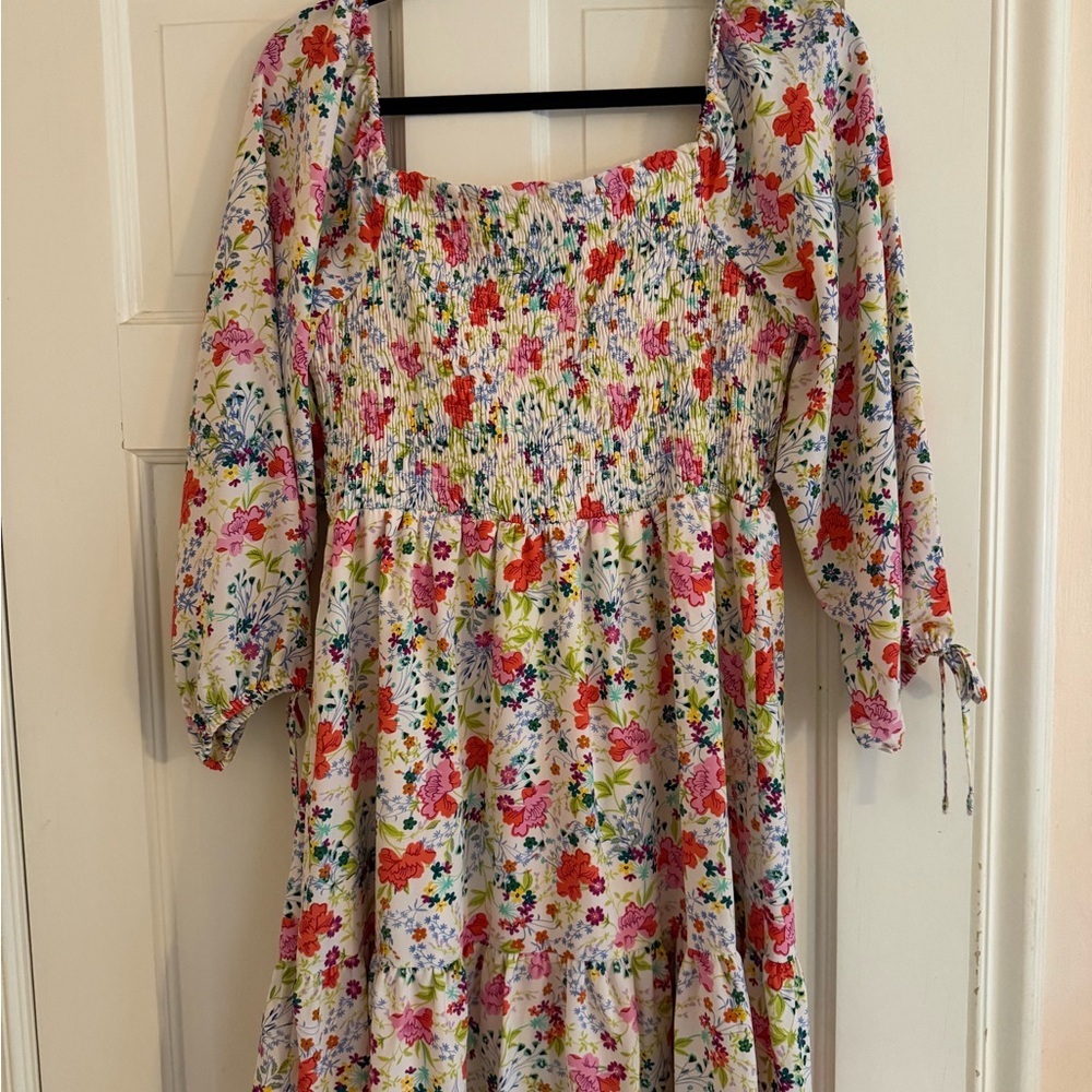 Floral Ladies Dress Size Large